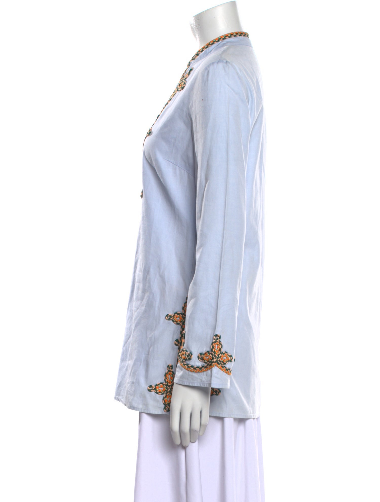 Tory Burch Printed V-Neck Tunic